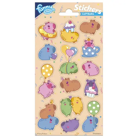 Nálepka Capybara balón produktová fotografia