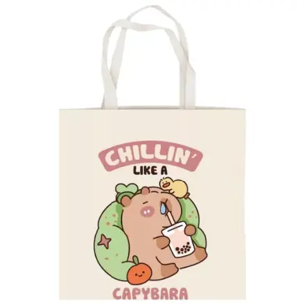 Capybara Chillin' plátená taška, nákupná taška 44 cm produktová fotografia
