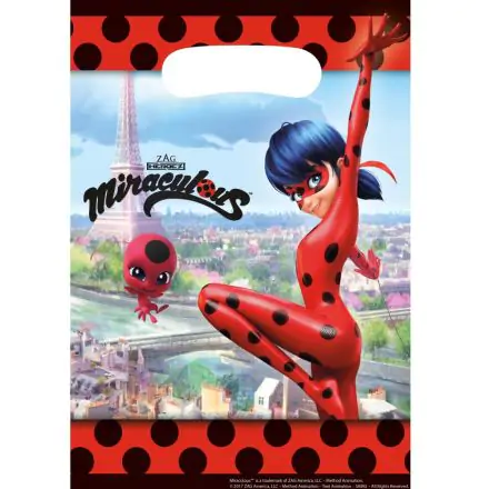 Miraculous Ladybug and Cat Noir Adventures darčeková taška, 8 kusov v balení produktová fotografia