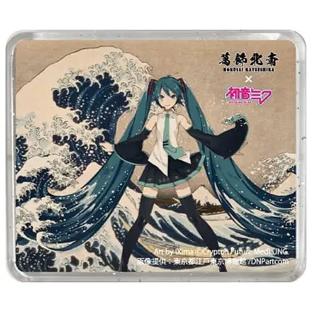 Katsushika Hokusai x Hatsune Miku 3D Magnet Tridsaťšesť pohľadov na horu Fudži Veľká vlna pri Kanagawe produktová fotografia