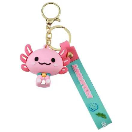 KAWAII Axolotl kľúčenka produktová fotografia
