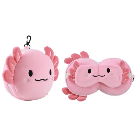 KAWAII Axolotly vankúš so spacou maskou produktová fotografia