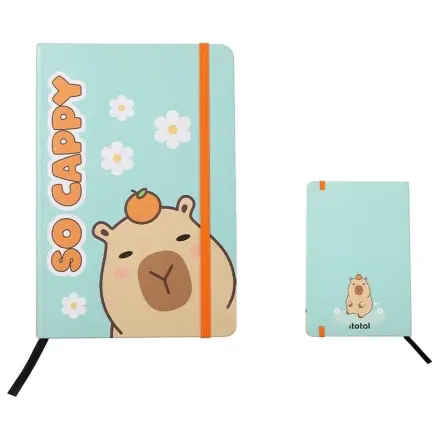 KAWAII Capybara zápisník A5 produktová fotografia