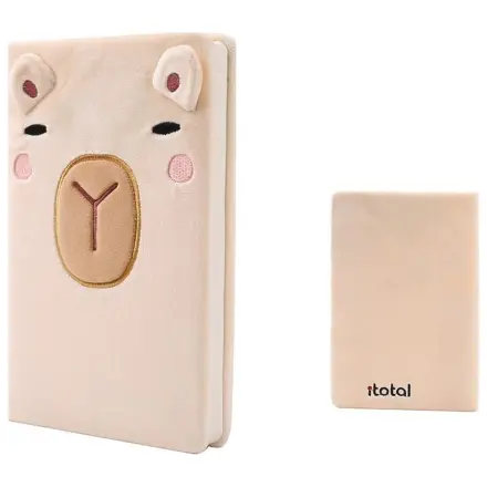 KAWAII kapybara plyšový zápisník produktová fotografia