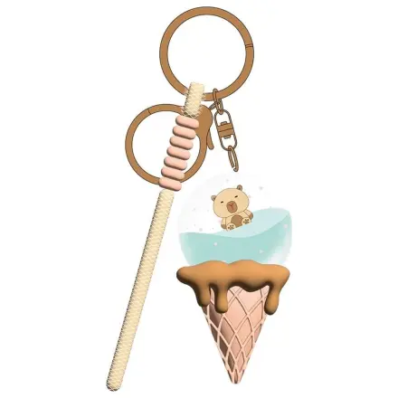 KAWAII Ice Cream Capybara prívesok na kľúče produktová fotografia