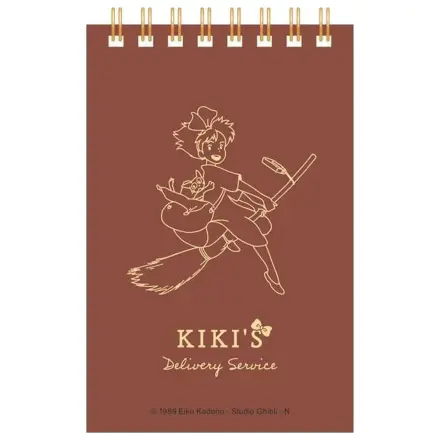 Kiki's Delivery Service Kiki na metle špirálový zápisník produktová fotografia