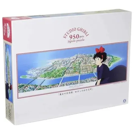 Kiki's Delivery Service Town of Koriko Panorama Puzzle 950 ks produktová fotografia
