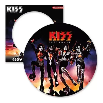 KISS Destroyer Picture Disc Jigsaw Puzzle (450 kusov) termékfotója