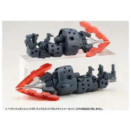 Kotobukiya M.S.G. Sada príslušenstva pre modelovú súpravu Heavy Weapon Unit 65 Dual Spiral Crusher Set produktová fotografia