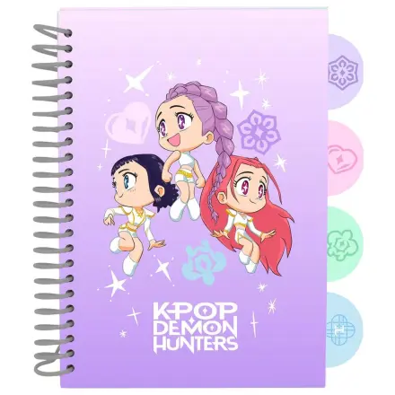 Kpop Demon Hunters Chibi A5 zošit produktová fotografia