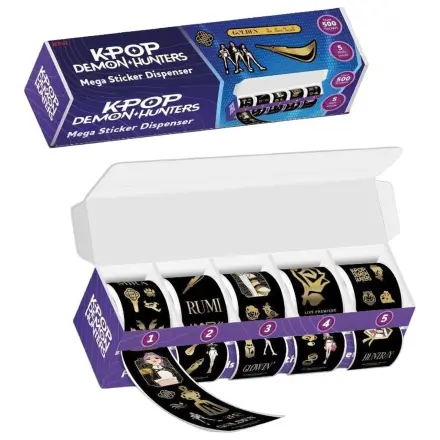 KPop Demon Hunters Dávkovač nálepiek Golden produktová fotografia