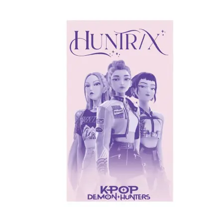KPop Demon Hunters Huntrix mikrovláknový uterák produktová fotografia
