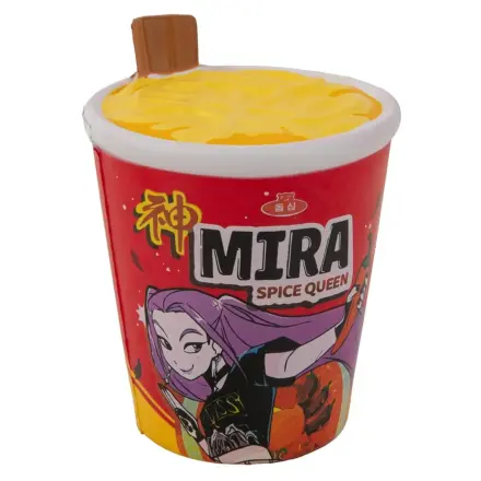 KPop Demon Hunters Squishy antistresová figúrka Mira Spice Queen Noodles produktová fotografia