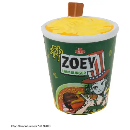 KPop Demon Hunters Squishy antistresová figúrka Zoey Hamburger Noodles produktová fotografia