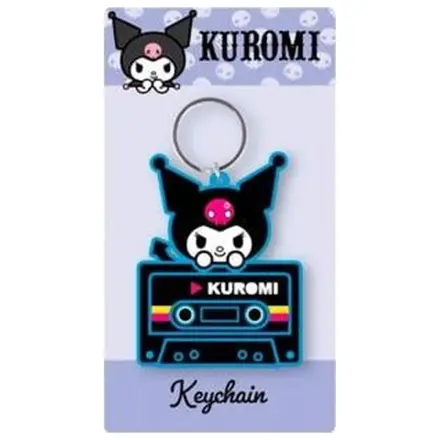 Kuromi modrá gumová kľúčenka produktová fotografia