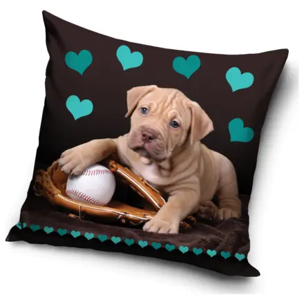 Obliečka na vankúš s baseballovou rukavicou pre psa produktová fotografia