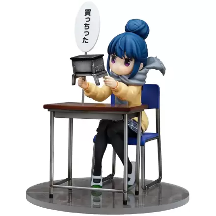 Laid-Back Camp PVC socha 1/7 Rin Shima: Look What I Bought Ver. 14 cm produktová fotografia