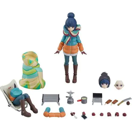 Laid-Back Camp Figma Akčná figúrka Rin Shima DX Edition 13 cm termékfotója