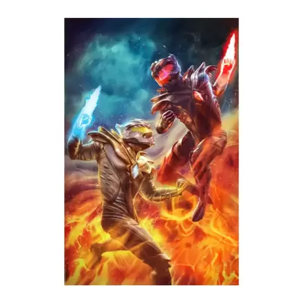 Legend of the White Dragon Art Print White Dragon vs Dragon Prime 41 x 61 cm - bez rámu produktová fotografia