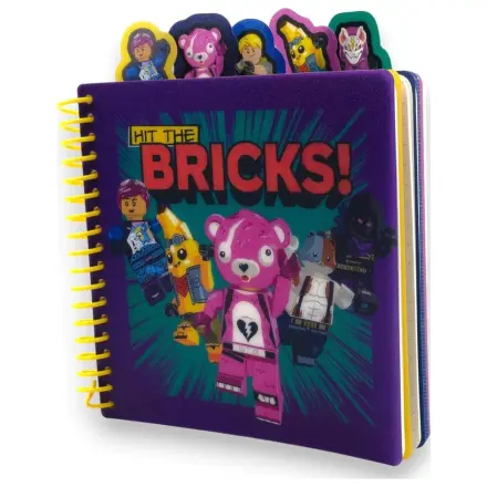 Lego Fortnite Zápisník s Tabmi produktová fotografia