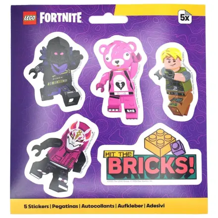 Lego Fortnite sada nálepiek Hit The Bricks produktová fotografia