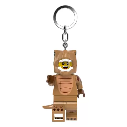 LEGO Minifigures Svetelná kľúčenka Kostým T-Rex 8 cm produktová fotografia