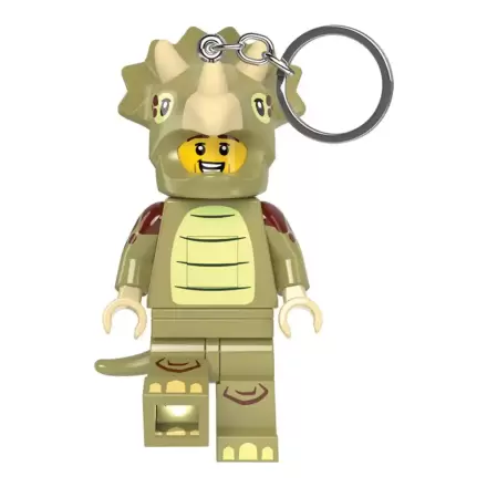 LEGO Minifigúrky Svietiaca kľúčenka Oblek Triceratops 8 cm produktová fotografia