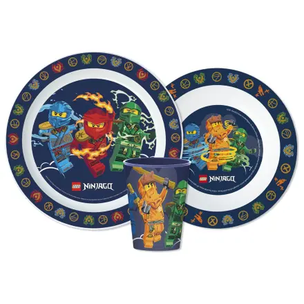 Lego Ninjago Elemental jedálenský set, mikro plastový set, s 260 ml pohárom produktová fotografia