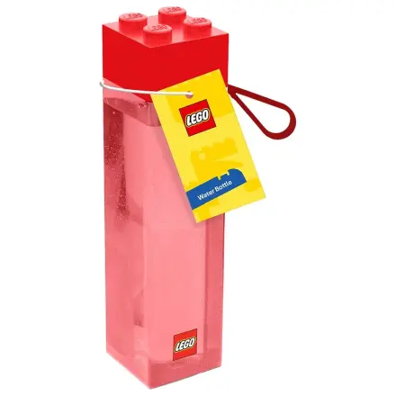 Lego Plastová fľaša na vodu Red Brick produktová fotografia