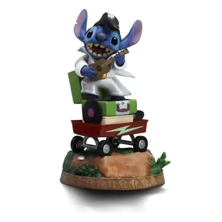 Lilo & Stitch Art Scale socha 1/10 Stitch King of Rock 17 cm termékfotója