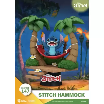 Lilo & Stitch D-Stage PVC Dioráma Stitch Hammock 13 cm produktová fotografia