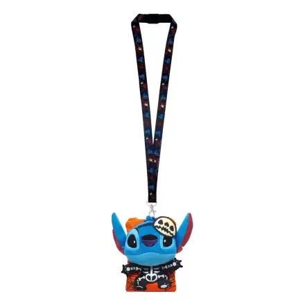 Lilo & Stitch Lanyard Stitch Skeleton s držiakom karty produktová fotografia