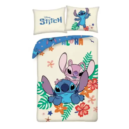 Lilo & Stitch Súprava obliečok Stitch & Angel Flowers 140 x 200 cm / 70 x 90 cm produktová fotografia