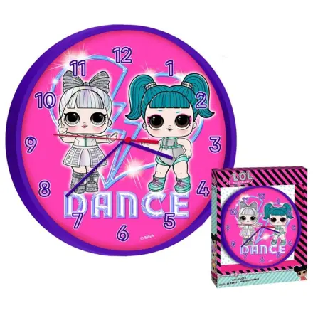 LOL Surprise Dance Nástenné hodiny 25 cm produktová fotografia