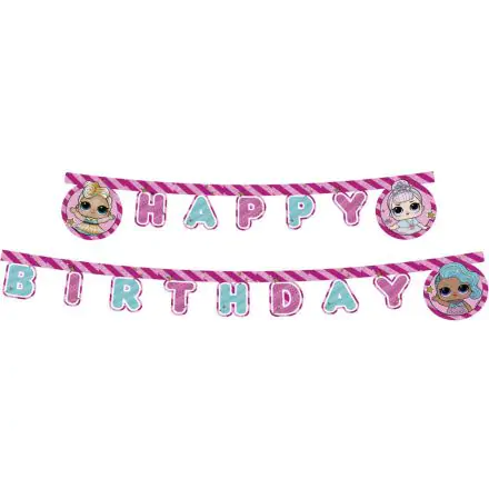 LOL Surprise Glitterati, Happy Birthday Banner 2 m produktová fotografia