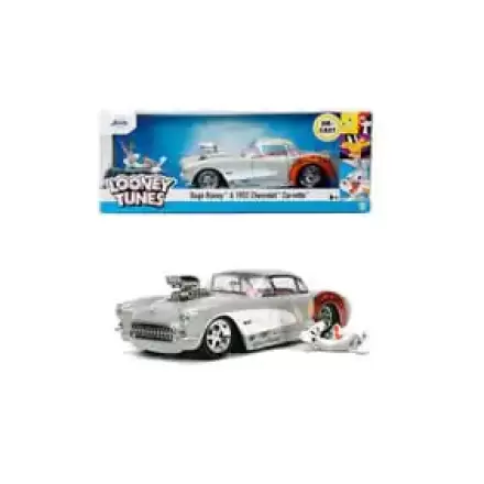 Looney Tunes Diecast Model 1/24 1957 Chevrolet Corvette Bugs Bunny – odlievaný model 1/24 produktová fotografia