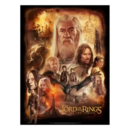 Lord of the Rings Art Print The Two Towers 46 x 61 cm - nezarámovaný umelecká tlač produktová fotografia