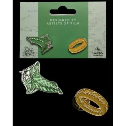 Lord of the Rings Collectors Pins 2-Pack Elfen Leaf & One Ring termékfotója