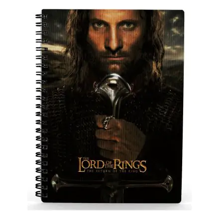 Lord of the Rings zápisník s 3D efektom Aragorn termékfotója