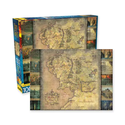 Lord of the Rings Jigsaw Puzzle Map (1000 ks) termékfotója