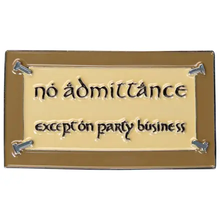 Lord of the Rings Magnet No Admittance (Smalt) 7 cm produktová fotografia