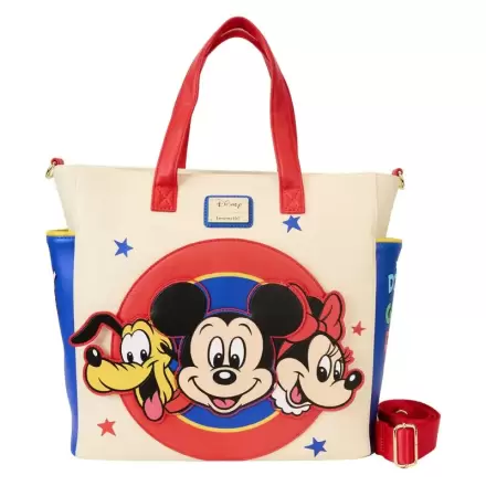 Loungefly Disney Classic Mickey and Friends convertible backpack tote bag (26,5 cm) termékfotója