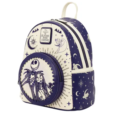 Loungefly Disney Nightmare Before Christmas Jack Skellington & Sally Night Sky batoh 26cm produktová fotografia