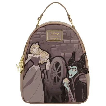 Loungefly Disney Sleeping Beauty & Maleficient Spinning Wheel ruksak 26 cm produktová fotografia