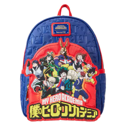 Loungefly My Hero Academia Group Debossed Logo batoh 26 cm termékfotója