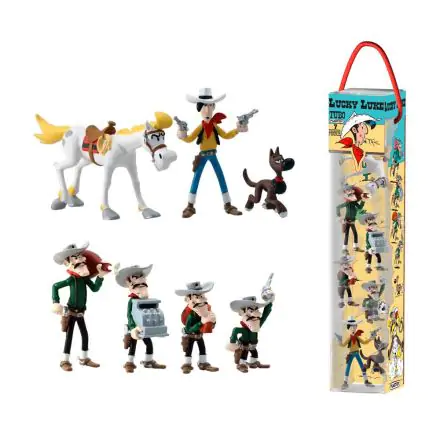 Lucky Luke Mini figurky 7-csomag Karakterek 4 - 10 cm termékfotója