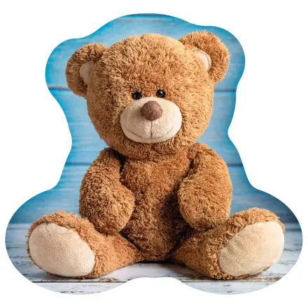 Dekoratívny vankúš v tvare medvedíka Teddy Blue produktová fotografia