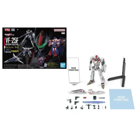 Macross HG 1/100 VF-25F Messiah Valkyrie Deluxe Set model súpravy produktová fotografia