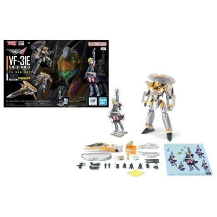MACROSS HG 1/100 VF-31E Siegfried Deluxe Set Modelársky kit produktová fotografia