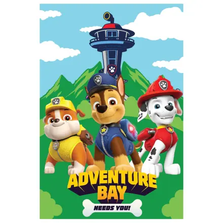 Paw Patrol Adventure Bay flísová deka produktová fotografia